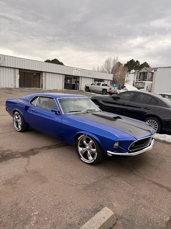 Blue 1969 Mustang photographed by Josh Wilson